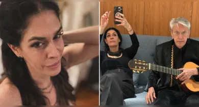 Imagem ilustrativa da notícia: Paula Lavigne, esposa de Caetano, surge nua: 'Pode ou é tarde?'