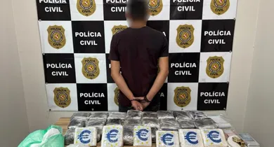 Imagem ilustrativa da notícia: Vídeo: 'Barão do Pó' é preso com 15 kg de cocaína no Pará