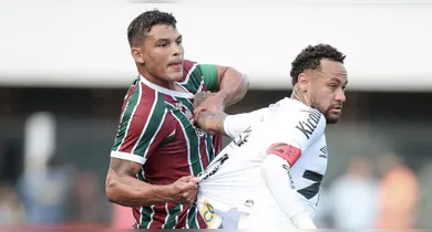 Imagem ilustrativa da notícia: Santos tem gol anulado no fim e só empata com o Fluminense