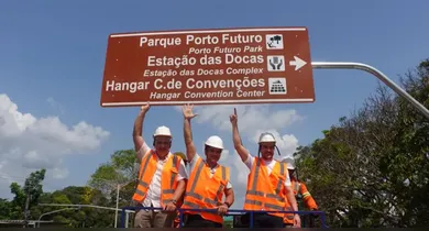 Imagem ilustrativa da notícia: Sinalização bilíngue para a COP 30 é vistoriada em Belém 