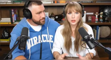 Imagem ilustrativa da notícia: Taylor Swift está no Brasil e assistirá Chiefs x Chargers em São Paulo