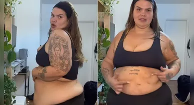 Imagem ilustrativa da notícia: Thais Carla faz “tour pelo corpo” após perder 75 kg. Veja