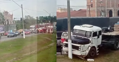 Caminhão atropela casal em bicicleta e mata mulher na BR-316, em Marituba