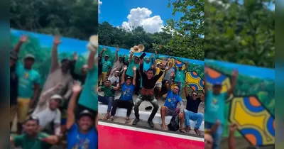 O muro de mais de 500 metros localizado na Avenida Júlio César ganhou o colorido intenso do cotidiano e da natureza amazônica que surpreende e encanta quem passa pelo local.