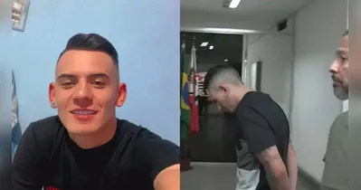 Douglas Alves da Silva, de 26 anos, preso após atropelar e arrastar sua ex-companheira, Tainara Souza Santos.