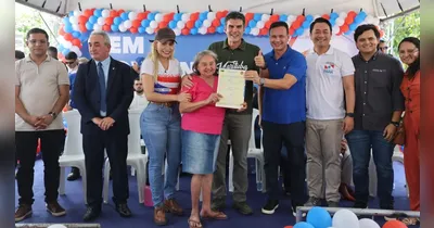 Entrega dos títulos de terra foi realizada durante a inauguração da primeira Ciretran de Marituba.