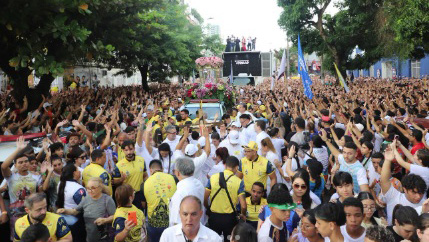 Imagem ilustrativa da notícia Romaria da Juventude marca mais uma procissão do Círio 2025