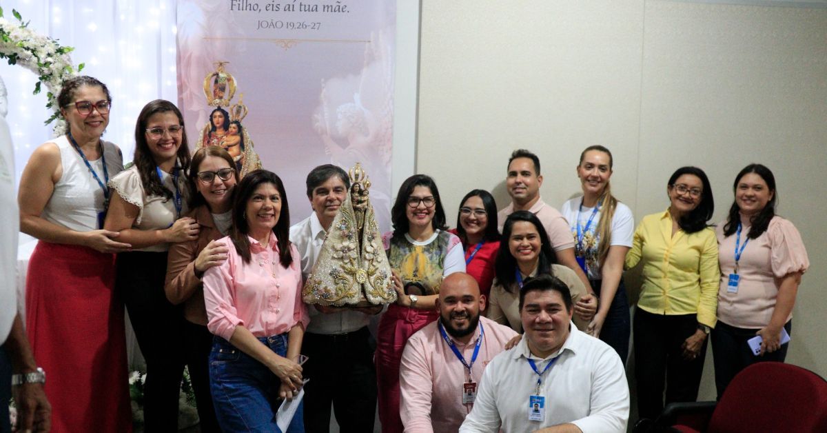 Imagem ilustrativa da notícia Imagem peregrina de Nossa Senhora de Nazaré visita Grupo RBA