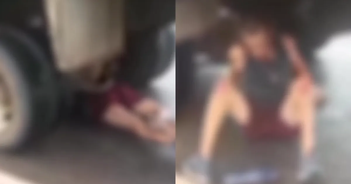 Imagem ilustrativa da notícia: Homem é atropelado, fica embaixo de caminhão e sobrevive, na BR-316