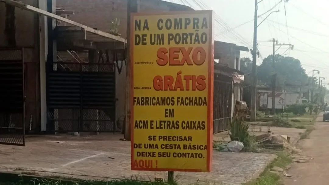 Imagem ilustrativa da notícia: Anúncio chama atenção de moradores em Marituba: "Sexo grátis"