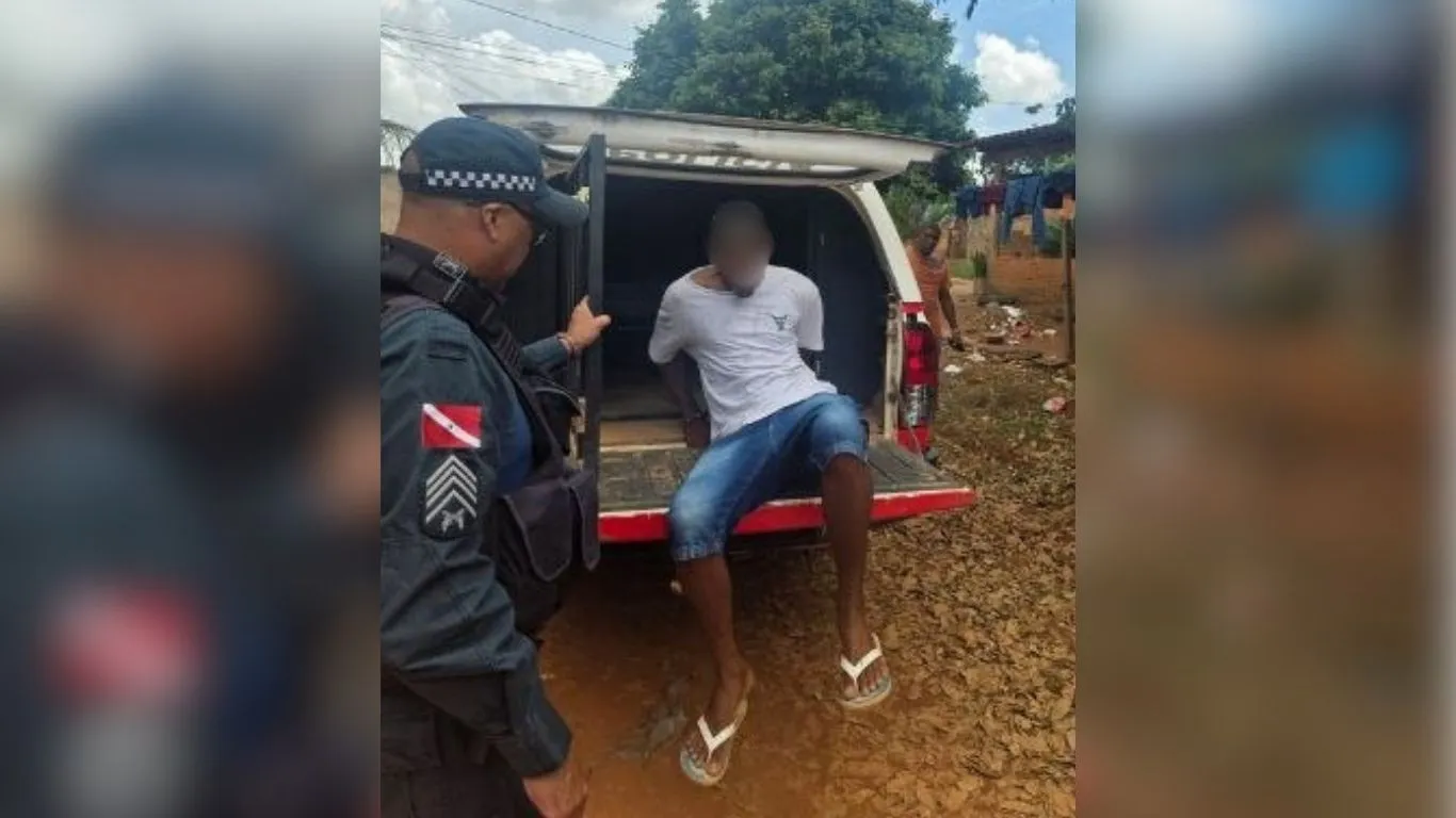 Imagem ilustrativa da notícia: Jovem é preso no sul do PA suspeito de agredir o próprio pai