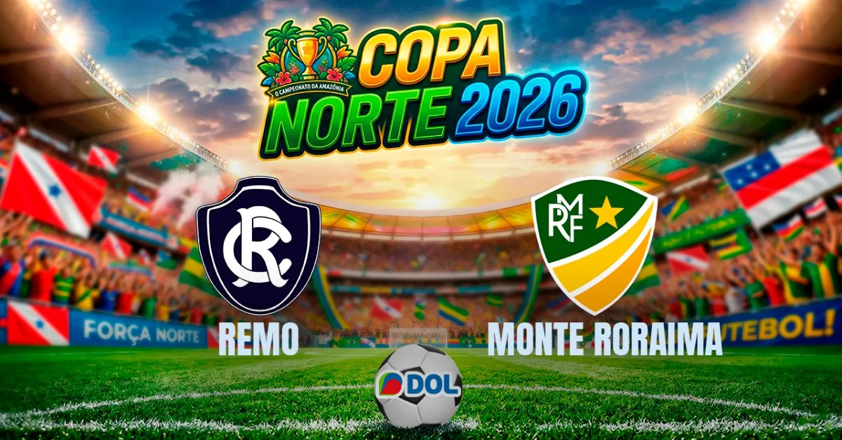 Imagem ilustrativa da notícia: Remo 1 x 1 Monte Roraima: acompanhe pelo Lance a Lance do DOL