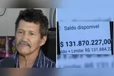 O motorista Antônio Pereira do Nascimento, de 58 anos, ficou chocado ao ver que tinha se tornado milionário