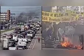 Protestos na BR-316 em Ananindeua causam lentidão e filas, afetando motoristas e transporte público.