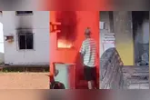Fogo assustou moradores e destruiu parcialmente o apartamento