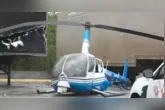 Helicóptero da Band realizou pouso de emergência na última segunda-feira (29) em área urbana da Zona Leste de São Paulo, após pane durante sobrevoo.