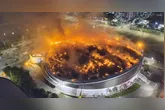 Incêndio no Velódromo do Rio de Janeiro