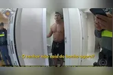 As imagens que ajudaram na investigação do caso são das câmeras corporais de policiais que atenderam a ocorrência