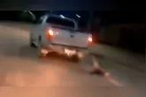 Motorista foi flagrado arrastando cachorro em Redenção, no sudeste do Pará