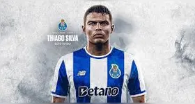 Aos 41 anos, Thiago Silva rescindiu com o Fluminense e foi anunciado pelo Porto, com contrato até junho de 2026.