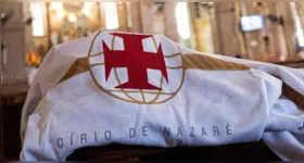 Vasco presta homenagem ao Círio de Nazaré com imagens na Basílica Santuário de Nazaré antes de duelo contra o Paysandu pela Copa do Brasil.