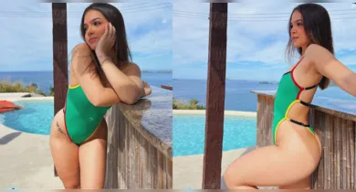 Imagem ilustrativa da notícia: Mel Maia impressiona com antes e depois de treino pesado; veja