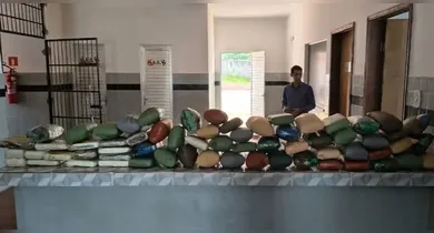 Imagem ilustrativa da notícia: Megaoperação da PM em Santarém: 110 quilos de drogas apreendidos