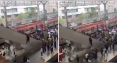 Imagem ilustrativa da notícia: Vídeo: acidente em escada rolante no Brás deixa 13 feridos