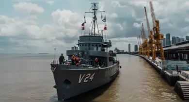 Imagem ilustrativa da notícia: Marinha do Brasil abre a Corveta Solimões para visitação pública em Belém