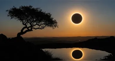 Imagem ilustrativa da notícia: Eclipse anular de 2026: onde ver o espetáculo do anel de fogo
