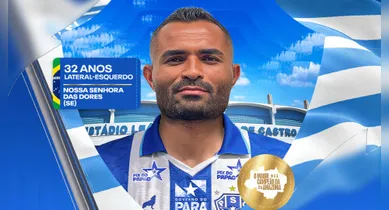 Imagem ilustrativa da notícia: Paysandu anuncia lateral-esquerdo destaque do Parazão 2026