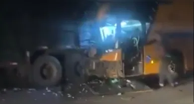 Imagem ilustrativa da notícia: Ônibus do Sub-20 do Águia de Marabá sofre grave acidente no Tocantins