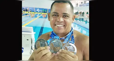 Imagem ilustrativa da notícia: Ex-nadador paralímpico Adriano Lima morre aos 52 anos em Natal
