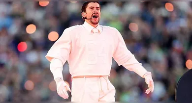 Imagem ilustrativa da notícia: Bad Bunny acena ao Brasil no Super Bowl e exalta países da América 