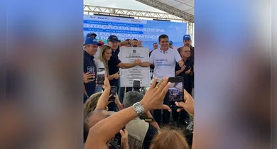 Imagem ilustrativa da notícia: Estado e Ministério dos Transportes entregam asfalto da BR-422