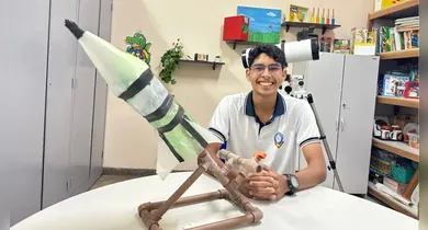 Imagem ilustrativa da notícia: Estudante de Marabá brilha em Astronomia e disputará seletiva para Olimpíada Internacional