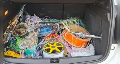 Imagem ilustrativa da notícia: Guarda Municipal apreende 20 mil metros de linha com cerol e linha chilena 