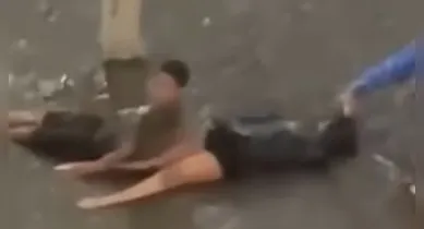 Imagem ilustrativa da notícia: Duas pessoas são eletrocutadas durante alagamento em Copacabana