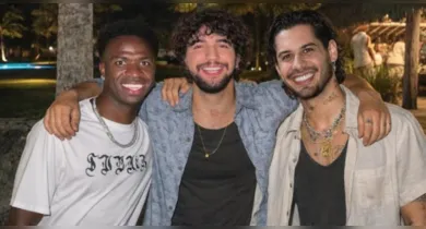 Imagem ilustrativa da notícia: Nattan posta foto com Vini Jr e Zé Felipe após polêmica: “Paz”