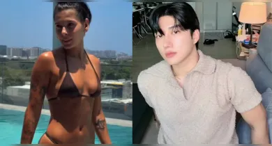 Imagem ilustrativa da notícia: Ana Castela posta foto de biquíni e ganha cantada de influencer coreano