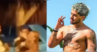 Imagem ilustrativa da notícia: Vídeo: Zé Felipe é flagrado em clima íntimo com influenciadora