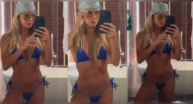 Imagem ilustrativa da notícia: Deborah Secco aproveita dia de sol e boa forma surpreende