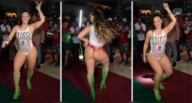 Imagem ilustrativa da notícia: Paolla Oliveira retorna à Grande Rio e é aclamada pelo público