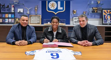 Imagem ilustrativa da notícia: Endrick é apresentado no Lyon e cita conselho de Ancelotti
