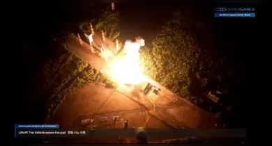 Imagem ilustrativa da notícia: Foguete explode após decolar em 1º lançamento orbital no Brasil