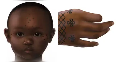 Imagem ilustrativa da notícia: Estudo revela que crianças tinham rostos tatuados no vale do Nilo