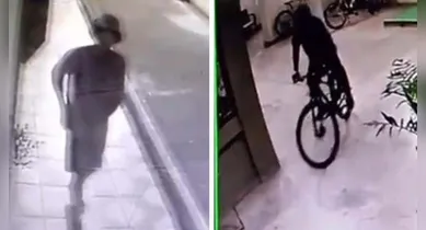 Imagem ilustrativa da notícia: Suspeito arromba prédio e furta bicicleta de R$ 8 mil no Marco