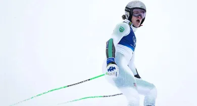 Imagem ilustrativa da notícia: Olimpíadas de Inverno: Lucas Pinheiro cai e é eliminado no slalom