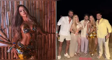 Imagem ilustrativa da notícia: Loira que passou Ano-Novo com Zé Felipe curte comentário suspeito