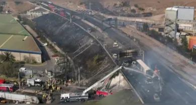 Imagem ilustrativa da notícia: Explosão de caminhão-tanque deixa 4 mortos e 17 feridos no Chile